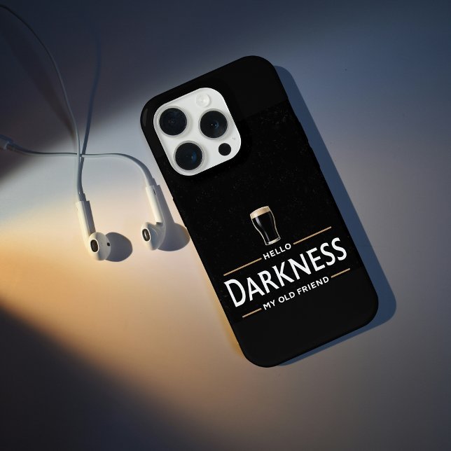 Hello Darkness My Old Friend Funny St Patricks Day iPhone Hülle (Von Creator hochgeladen)