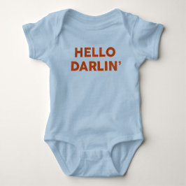 "Hello Darlin' Funny & Niedlich Baby & Child" Baby Strampler