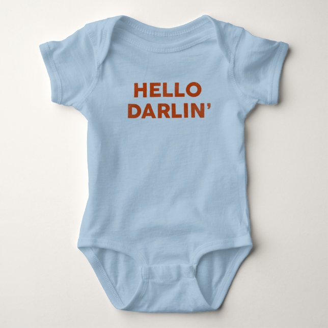 "Hello Darlin' Funny & Niedlich Baby & Child" Strampler (Vorderseite)
