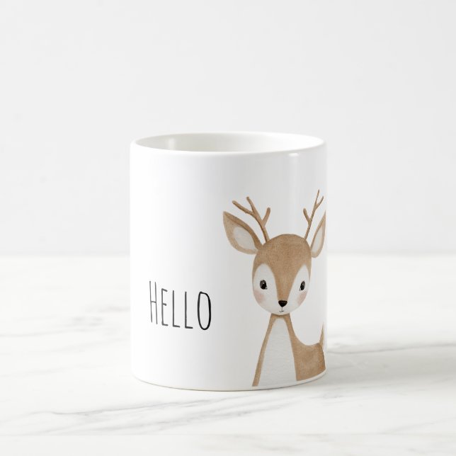 Hello Deer Kaffeetasse (Mittel)