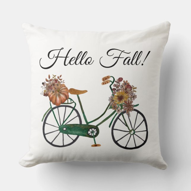 Hello Fall Accent Pillow Kissen (Vorderseite)