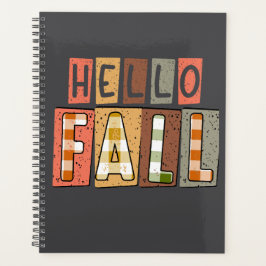 Hello Fall Agenda Design Planer