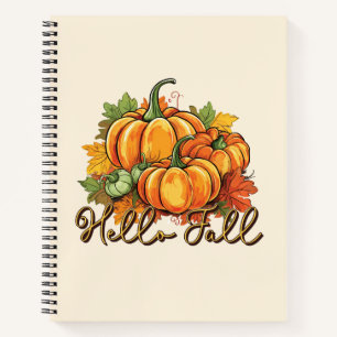 Hello Fall - Cosy Pumpkin Patch Notizbuch