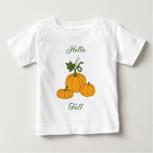 Hello Fall Minimalistisch Niedlich Hoodie Baby T-shirt