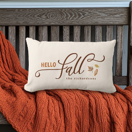 Hello Fall Personalisiert Lendenkissen