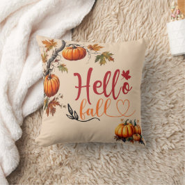 Hello Fall - Pumpkins - Herbstlaube Kissen