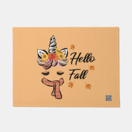 Hello Fall Unicorn Fußmatte