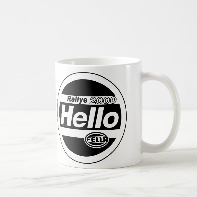 Hello Fella Kundgebung Lights Kaffeetasse (Rechts)