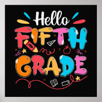 Hello Fifth Grade Doodle