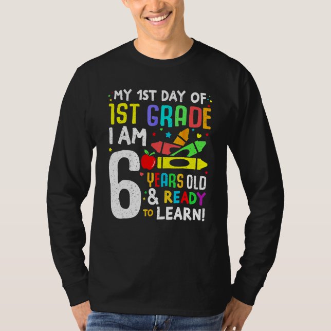 Hello First Day Of 1ST Grade  Back To School 2023  T-Shirt (Vorderseite)