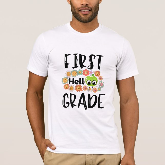 Hello First Grade T-Shirt (Vorderseite)