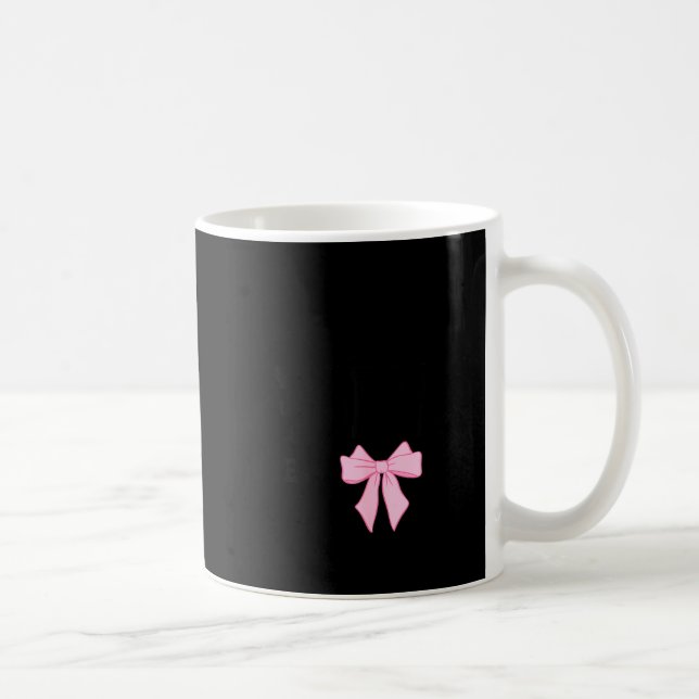 Hello Fourteen Est 2012 Coquette Bow 14th Birthday Kaffeetasse (Rechts)
