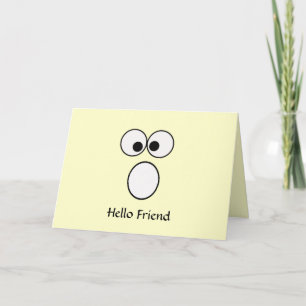 Hello Friend 1 Grußkarte Dankeskarte