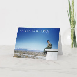Hello From Afar Friendship Karte