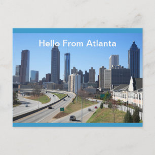 Hello From Atlanta Postcard Postkarte