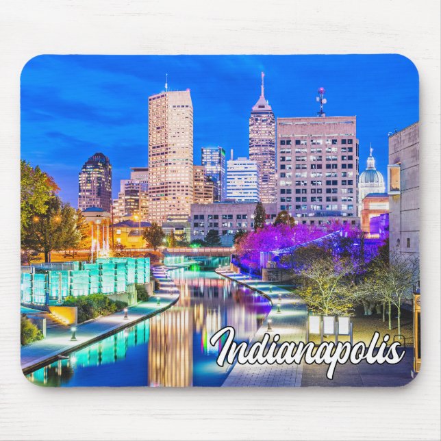 Hello From Beautiful Indianapolis, Indiana, USA Mousepad (Vorne)