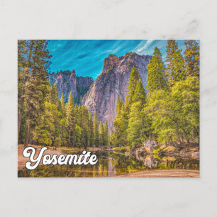 Hello From Yosemite National Park Postkarte