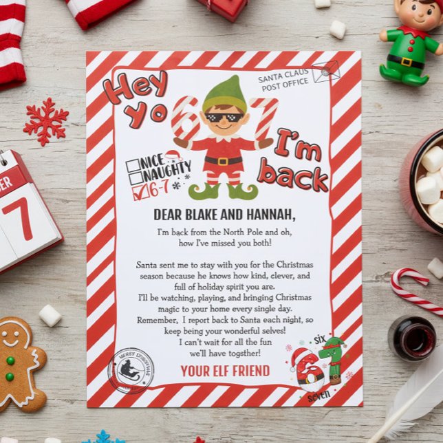 Hello from your Elf, Christmas Elf Arrival letter (Von Creator hochgeladen)