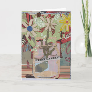 hello.getwell. leer/Blumenstrauß Papierkunst des Dankeskarte