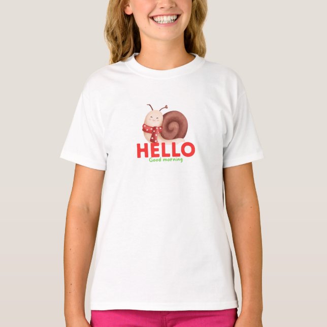 hello good morning T-Shirt (Vorderseite)