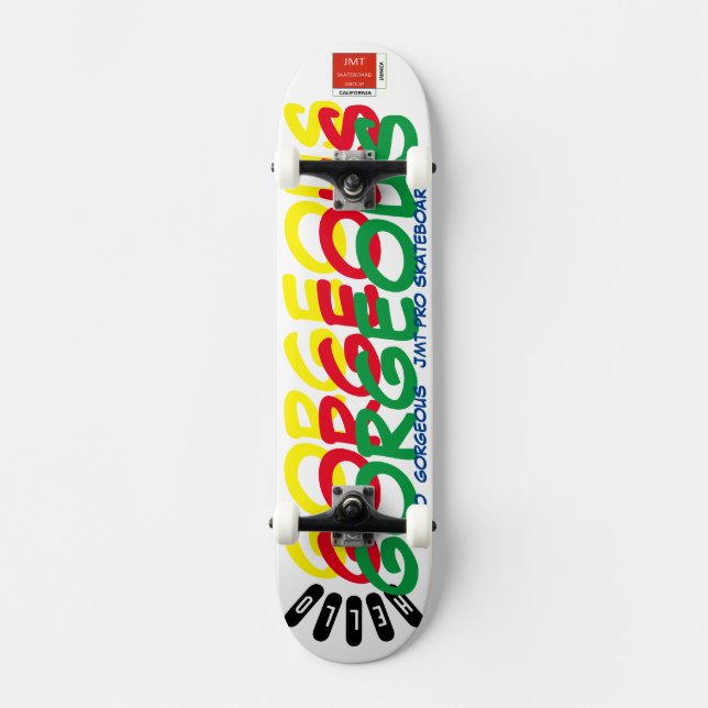 HELLO GORGEOUS 7 3/4" Skateboard Deck (Vorderseite)