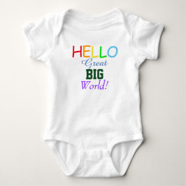 Hello Great Big World Rainbow Baby Shirt