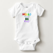 Hello Great Big World Rainbow Säugling Shirt