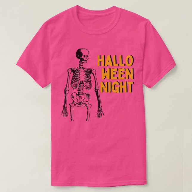 Hello Halloween Ween Night  Funny Costume for Kids T-Shirt (Design vorne)