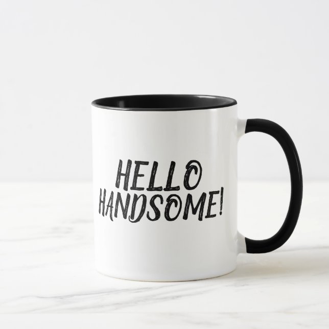 HELLO HANDSOME! Kaffeetassen (Rechts)