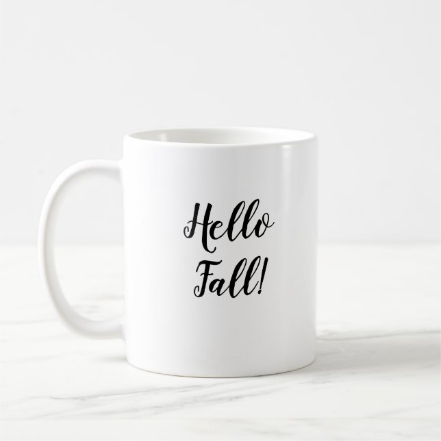 Hello Herbst Kaffeepause Tasse (Links)