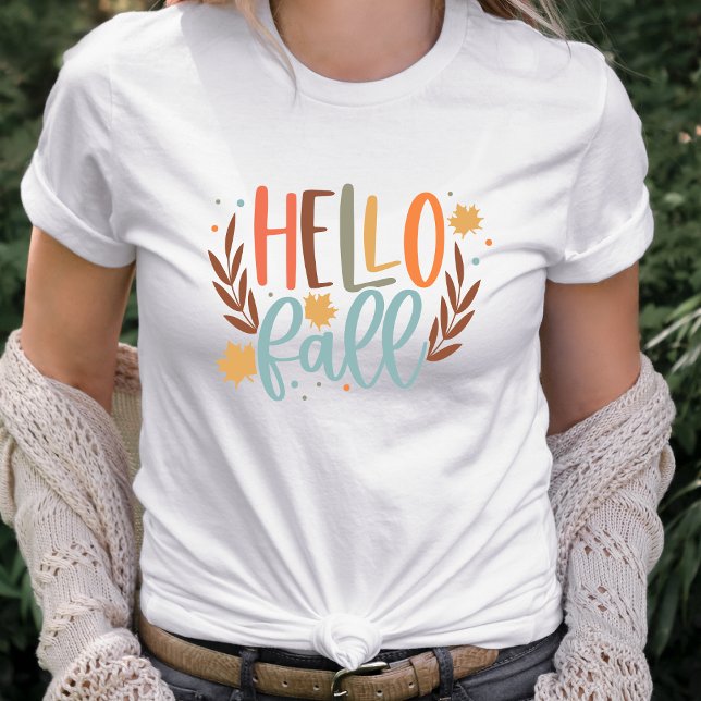 Hello Herbst T - Shirt (Von Creator hochgeladen)