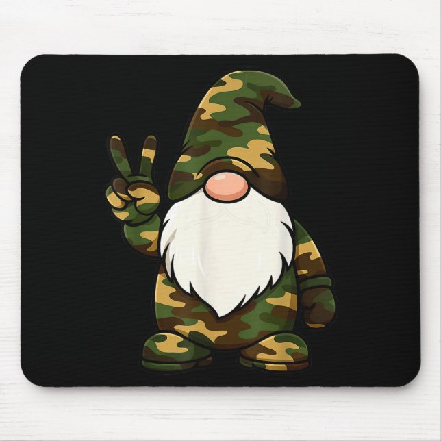 Hello Hunting Season Christmas Camouflage Camo Gno Mousepad (Vorne)