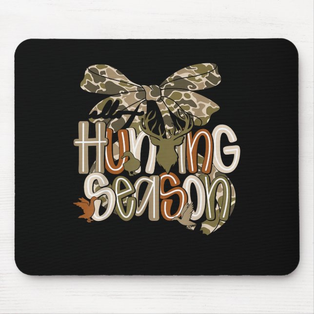 Hello Hunting Season Goodbye Husband Funny Deer  Mousepad (Vorne)