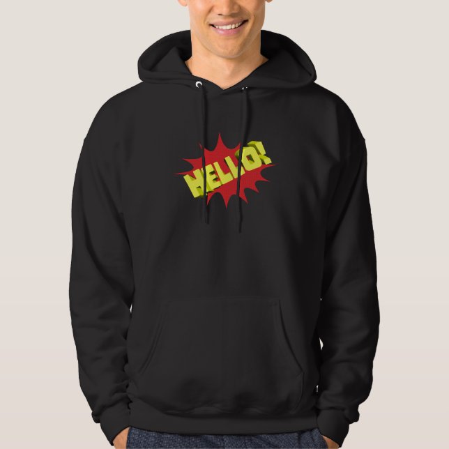 Hello is it me your looking for hoodie (Vorderseite)