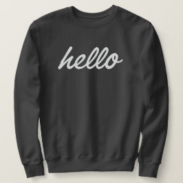Hello it' s mich sweatshirt