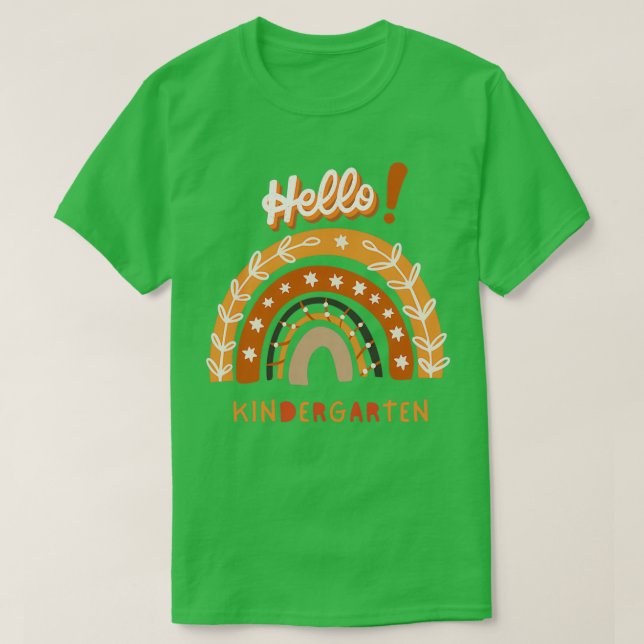 Hello Kindergarten Back To School 2 T-Shirt (Design vorne)