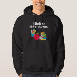 Hello Kindergarten Back To School Kinder Preschool Hoodie