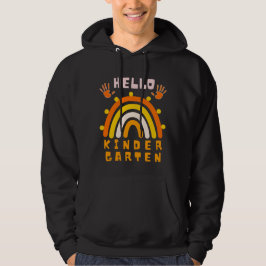 HELLO KINDERGARTEN - COOLER RAINBOW HOODIE
