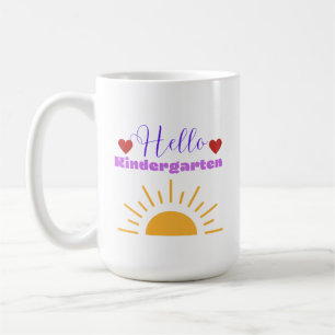 Hello Kindergarten - Fun Teacher Coffee Tasse