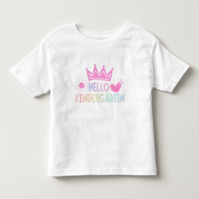 Hello Kindergarten Shirt (Vorderseite)