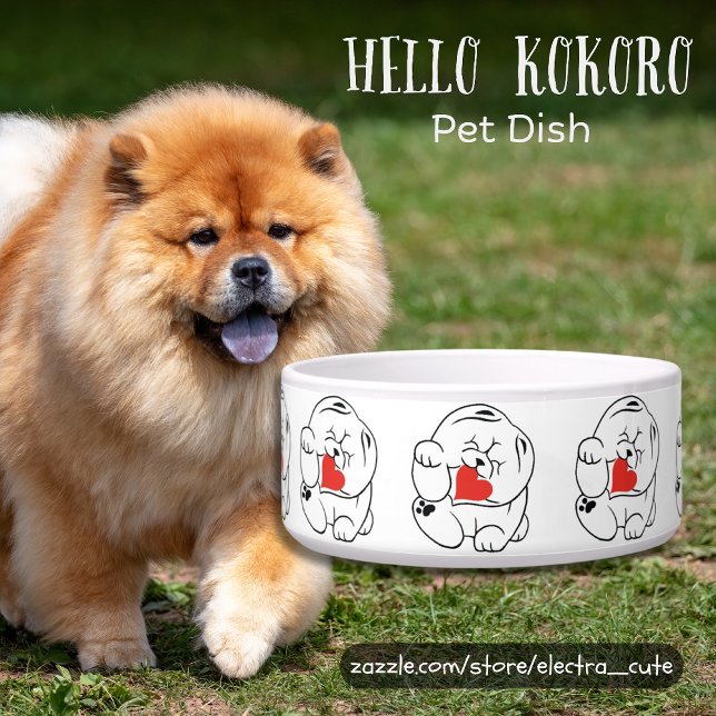 HELLO KOKORO Chow dog Napf (Von Creator hochgeladen)