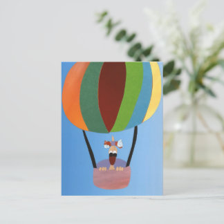 Hello little one welcome to this world baby girl postkarte