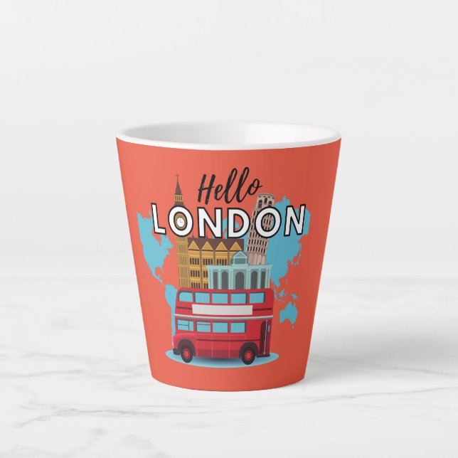 Hello London Milchtasse (Vorderseite)