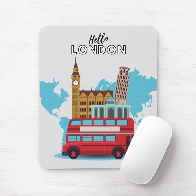 Hello London Mousepad (Mit Mouse)