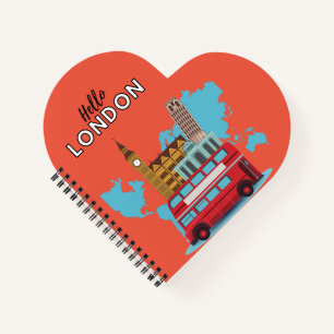 Hello London Notebook Notizbuch