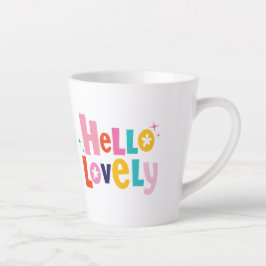 Hello Lovey Latte Tasse