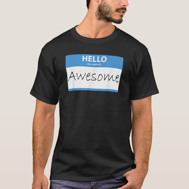 HELLO mein Name ist Phantastisch T-Shirt (Vorderseite)