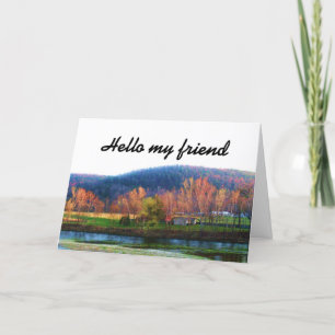 HELLO MY FRIEND card Karte