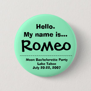 Hello.My Name ist Romeo Button