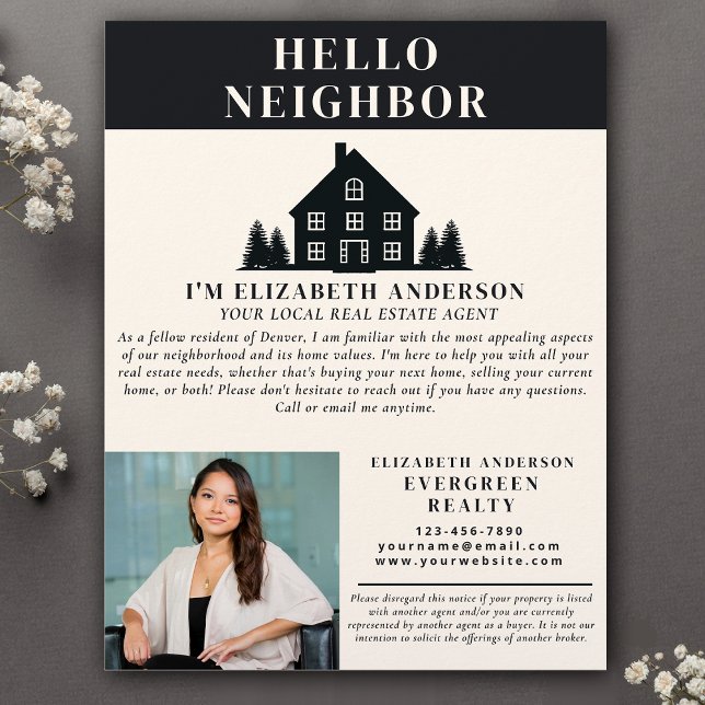 Hello Neighbour Rustic Real Anwesen Agent Foto Flyer (Von Creator hochgeladen)